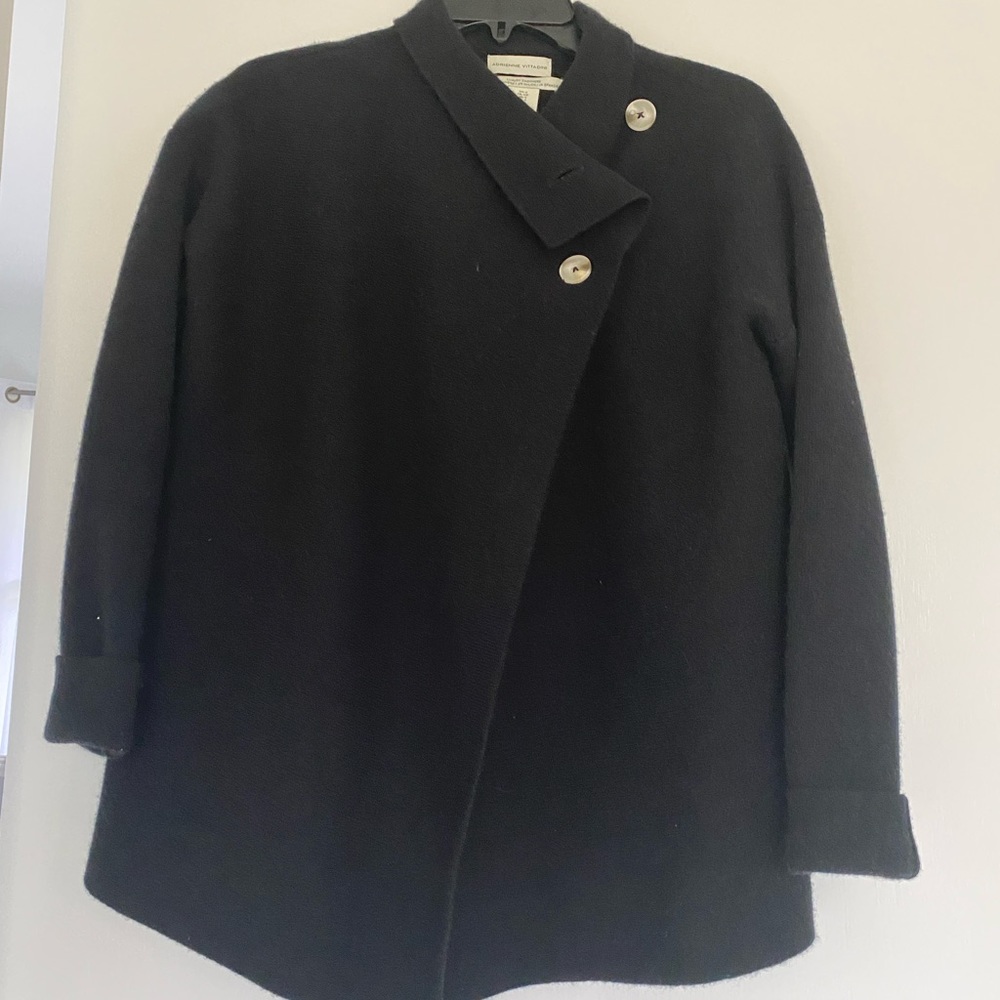 Cashmere sweater jacket